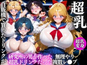 d_816929 自販機のドリンクで超乳確定〜研究所で即ハメした話〜 美少女◯士セーラームーン編 ドラゴンビラビラ